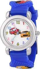 Kids Watch, 3D Cartoon Toddler Watches, Analog Quartz Watches for Girls Boys with Comfortable Silicone Band Best Toys Gifts