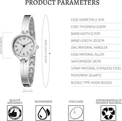 Women's Wrist Quartz Watches Bracelet Watch,Small Dainty Watch for Women Christmas Gifts